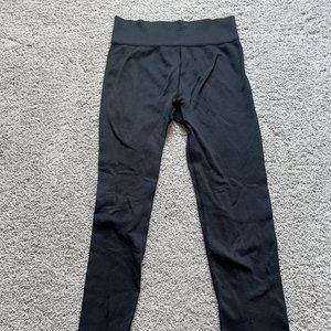 SO ribbed black leggings, size XS, STICKED UP RIP IN KNEE